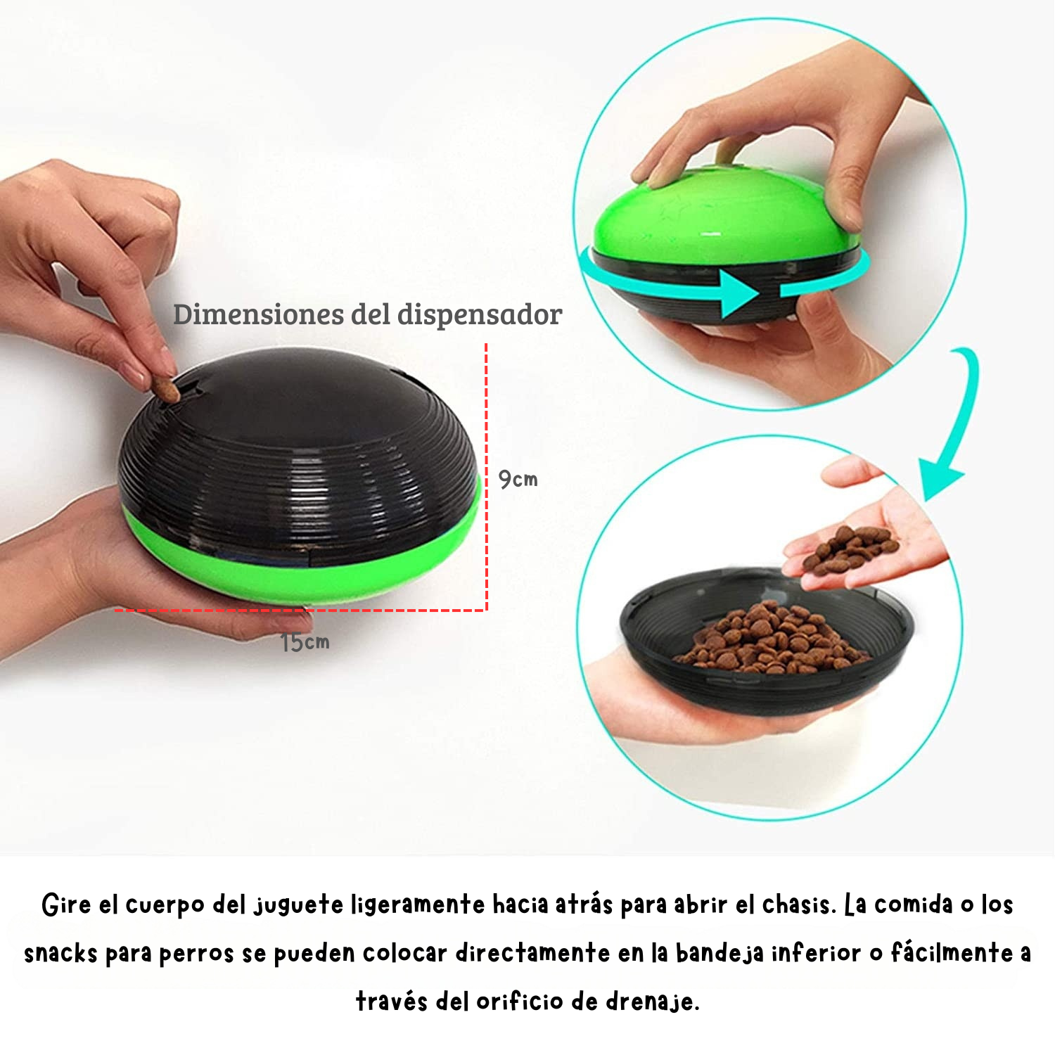Dispensador De Alimentos Mascota Sonido