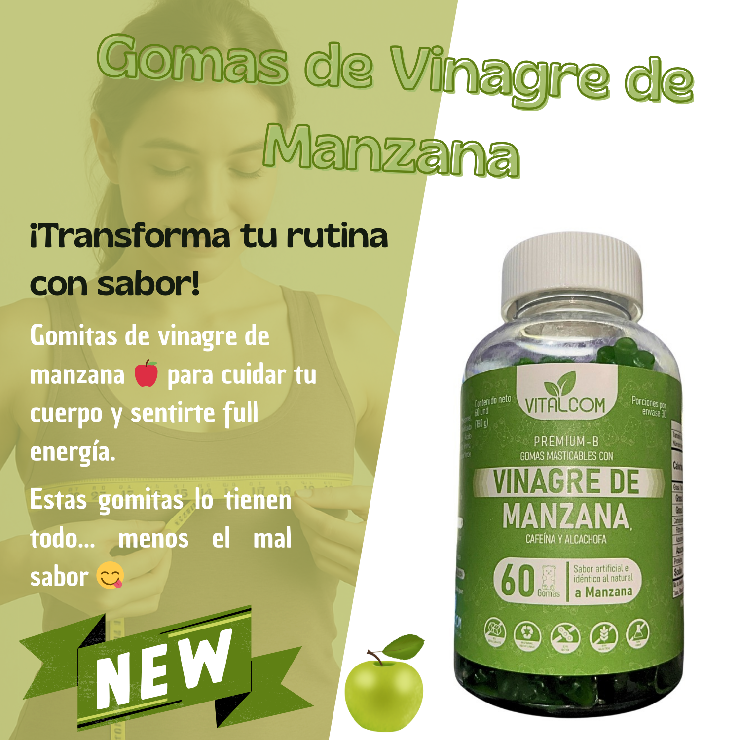 Gomas Vinagre De Manzana